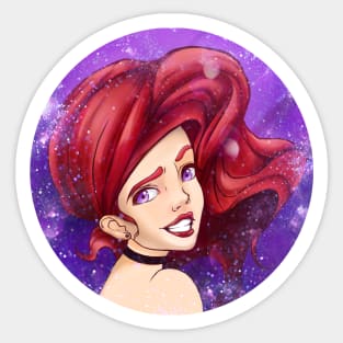 Punk Ariel (Circular ver.) Sticker